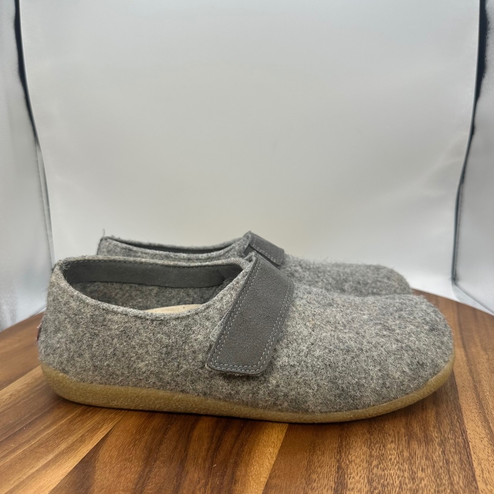Sanita Varde Wool Slipper Slate Grey Felt Clog EU 40 US 8.5-9 Womens